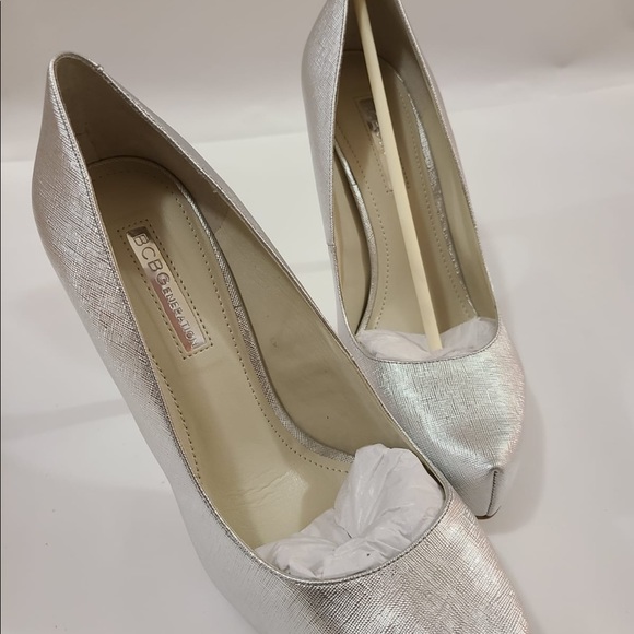 Brand New Silver BCBG High Heels - Picture 2 of 4